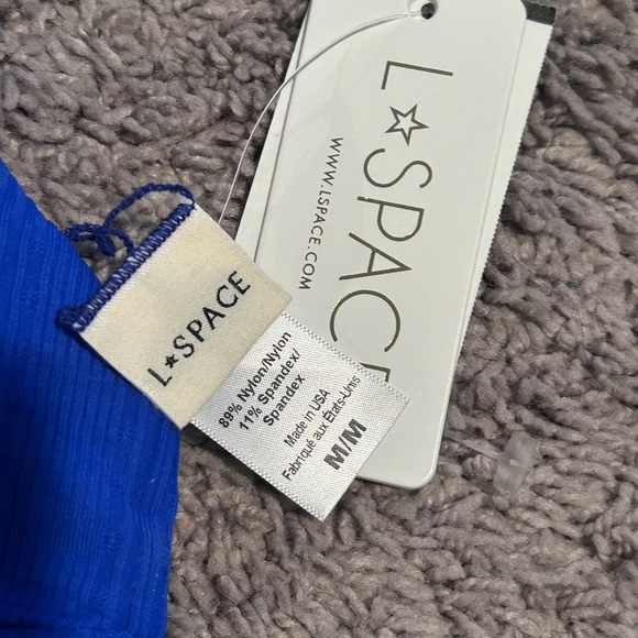 L SPACE Winnie top. Royal blue. Size medium. New with tags! - Picture 2 of 3
